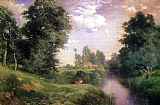 Thomas Moran Famous Paintings - A Long Island River